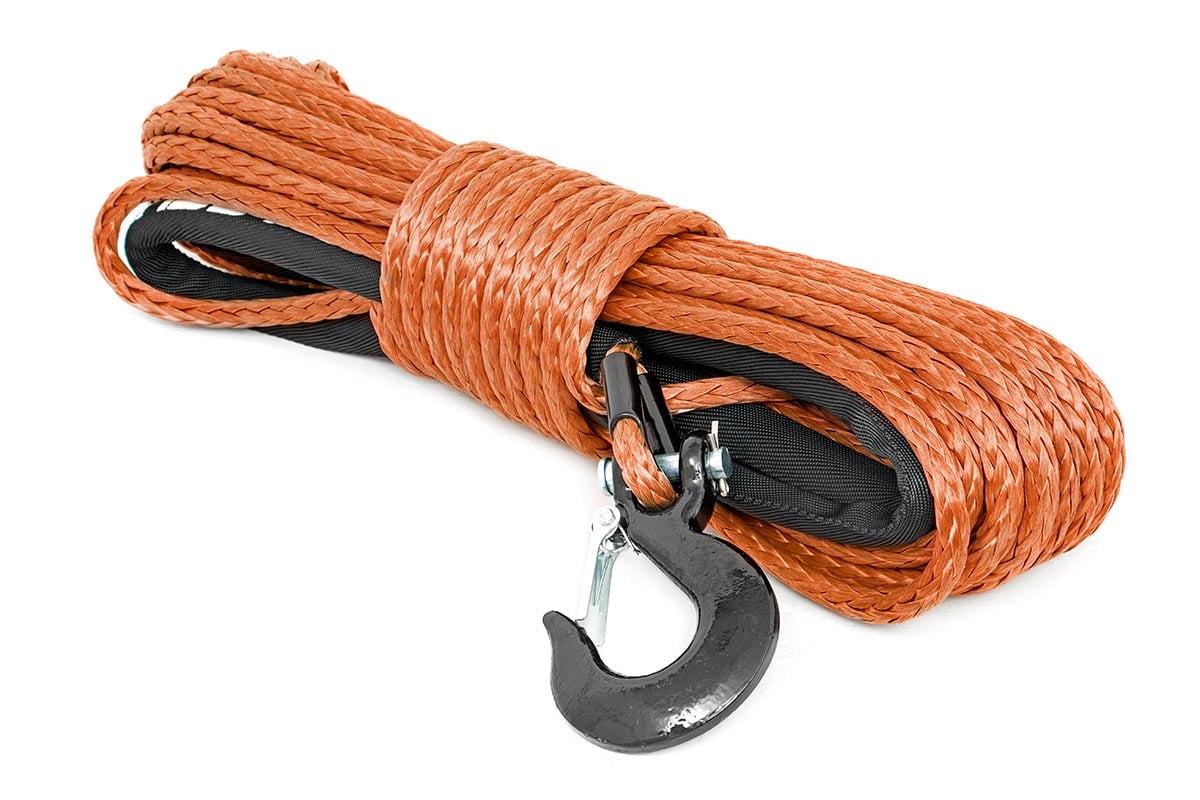 Synthetic Rope - Rough Country - 3/8 Inch | 85 Ft - Orange